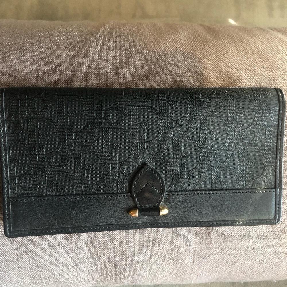 Christian Dior leather wallet